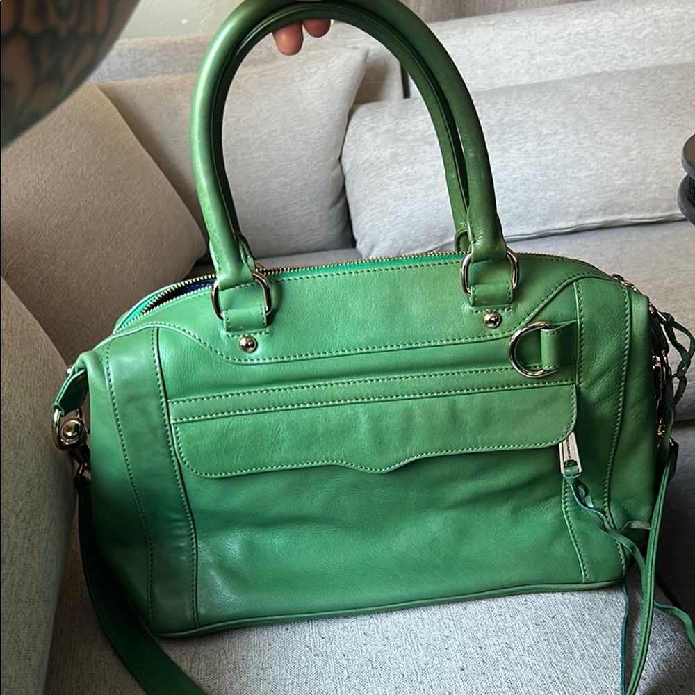 Rebecca Minkoff MAB Green Leather Handbag